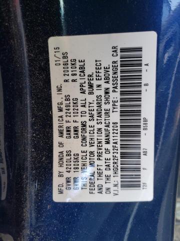 Photo 10 from auction – 2015 HONDA ACCORD LX with VIN 1HGCR2F32FA112206