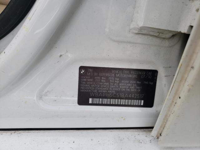 Photo 10 from auction – 2011 BMW 328 I SULE with VIN WBAPH5C51BA442517