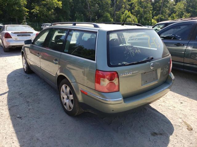 Photo 3 from auction – 2002 VOLKSWAGEN PASSAT GLX with VIN WVWWH63B52E335702