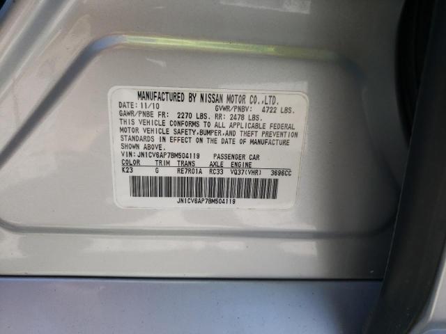 Photo 10 from auction – 2011 INFINITI G37 BASE with VIN JN1CV6AP7BM504119