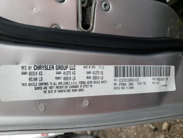Photo 10 from auction – 2011 CHRYSLER 300 LIMITE with VIN 2C3CA5CG5BH614125
