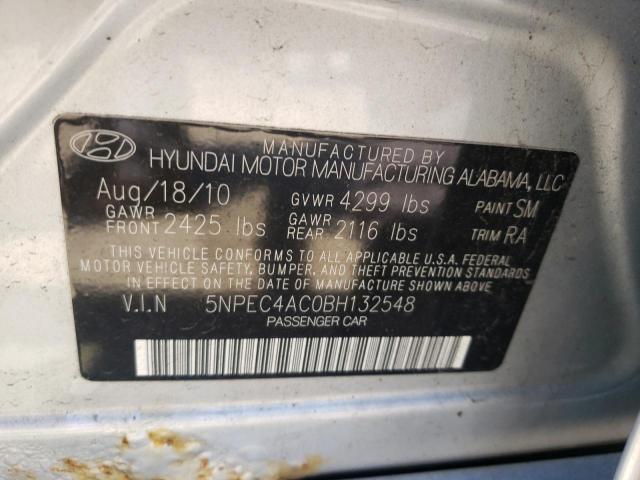 Photo 10 from auction – 2011 HYUNDAI SONATA with VIN 5NPEC4AC0BH132548
