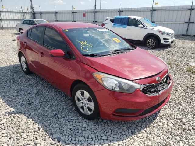 KIA FORTE LX 2016 with VIN KNAFK4A66G5495491 - Photo from auction