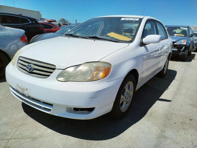 Photo 2 from auction – 2003 TOYOTA COROLLA CE with VIN JTDBR32E530024209