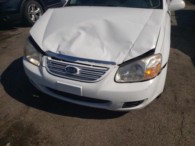Photo 9 from auction – 2007 KIA SPECTRA EX with VIN KNAFE121X75428398