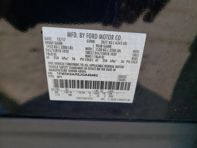 Photo 10 from auction – 2018 FORD EXPLORER P with VIN 1FM5K8AR8JGA46482