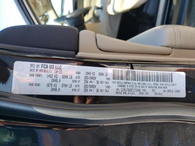 Photo 10 from auction – 2015 JEEP GRAND CHER with VIN 1C4RJFBG6FC172462