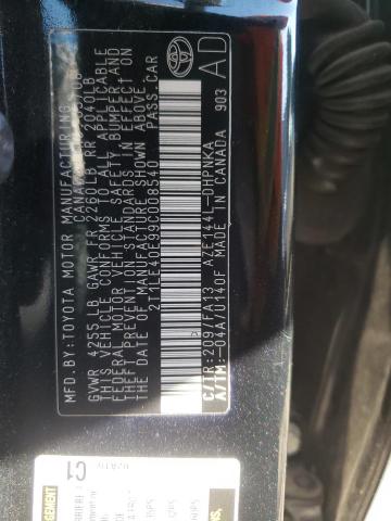 Photo 10 from auction – 2009 TOYOTA COROLLA MA with VIN 2T1LE40E99C008540