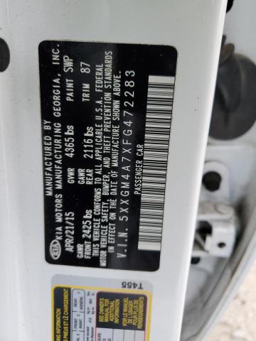 Photo 10 from auction – 2015 KIA OPTIMA LX with VIN 5XXGM4A7XFG472283