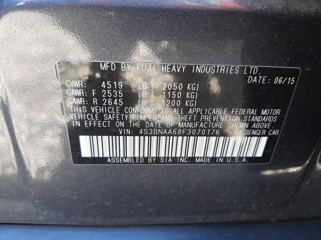 Фото 10 с аукциона – 2015 SUBARU LEGACY 2.5 с VIN 4S3BNAA68F3070176