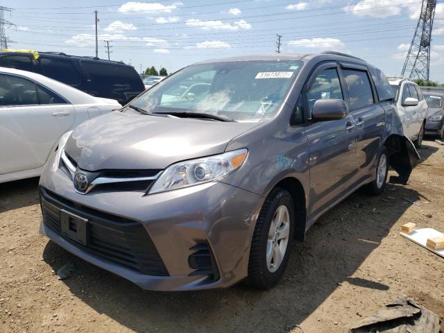 Photo 2 from auction – 2020 TOYOTA SIENNA LE with VIN 5TDKZ3DC0LS041928