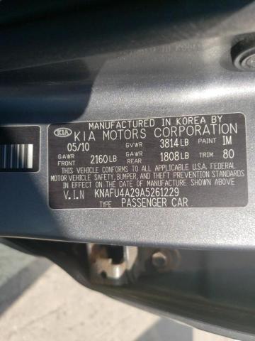 Photo 10 from auction – 2010 KIA FORTE EX with VIN KNAFU4A29A5261229