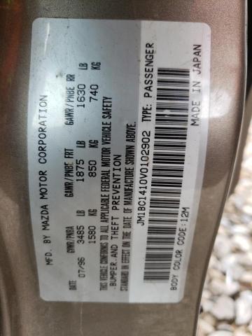 Photo 10 from auction – 1997 MAZDA PROTEGE with VIN JM1BC1410V0102902