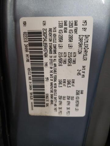 Photo 10 from auction – 2005 CHRYSLER TOWN & COU with VIN 2C8GP54L85R457484