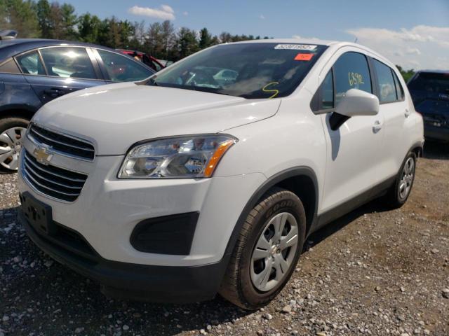 Photo 2 from auction – 2016 CHEVROLET TRAX LS with VIN 3GNCJKSB0GL233806