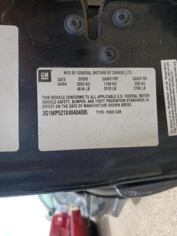 Photo 10 from auction – 2004 CHEVROLET IMPALA SS with VIN 2G1WP521X49404095