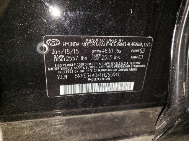 Photo 10 from auction – 2015 HYUNDAI SONATA SPO with VIN 5NPE34AB4FH255041