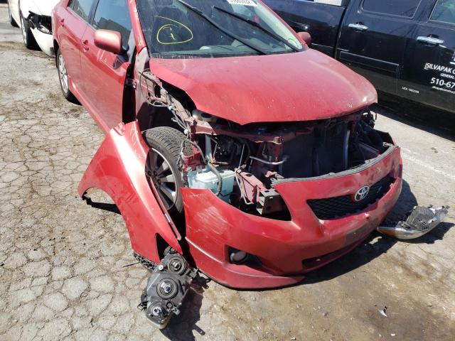 Photo 9 from auction – 2009 TOYOTA COROLLA BA with VIN 1NXBU40E89Z094176