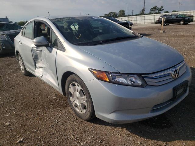 HONDA CIVIC HYBR 2012 with VIN JHMFB4F2XCS006240 - Photo from auction