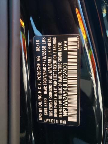 Photo 10 from auction – 2018 PORSCHE MACAN with VIN WP1AA2A54JLB22401