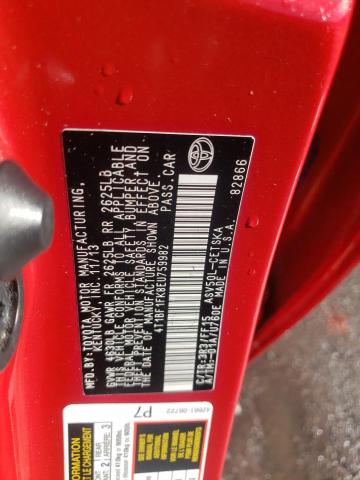 Photo 10 from auction – 2014 TOYOTA CAMRY L with VIN 4T1BF1FK8EU759982