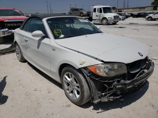 BMW 128 I 2008 with VIN WBAUL73518VE89807 - Photo from auction