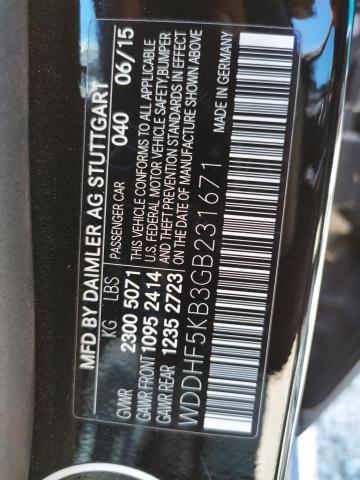 Photo 10 from auction – 2016 MERCEDES-BENZ E 350 with VIN WDDHF5KB3GB231671