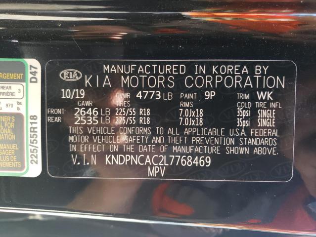 Photo 10 from auction – 2020 KIA SPORTAGE E with VIN KNDPNCAC2L7768469