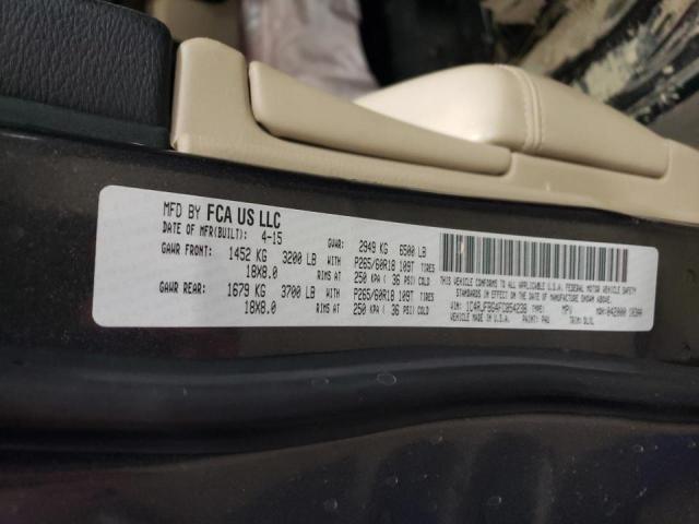 Photo 10 from auction – 2015 JEEP GRAND CHER with VIN 1C4RJFBG4FC854238