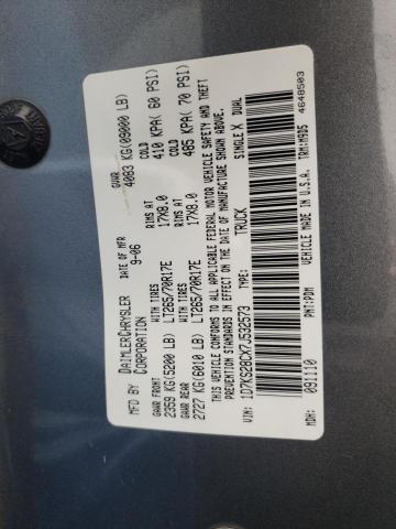 Photo 10 from auction – 2007 DODGE RAM 2500 S with VIN 1D7KS28CX7J532573
