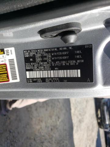 Photo 10 from auction – 2022 TOYOTA SIENNA LE with VIN 5TDKRKEC0NS100858