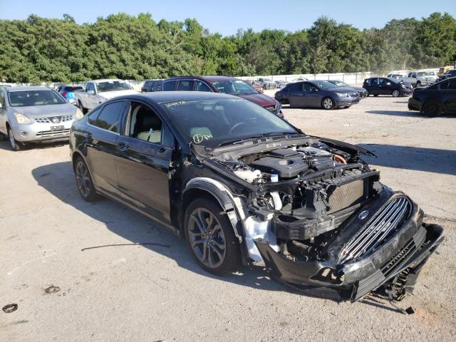 FORD FUSION SE 2018 with VIN 3FA6P0LU6JR124978 - Photo from auction