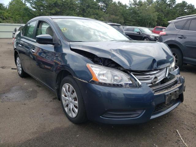 NISSAN SENTRA S 2013 with VIN 3N1AB7AP8DL619461 - Photo from auction