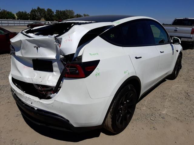 Photo 4 from auction – 2022 TESLA MODEL Y with VIN 7SAYGDEE5NF493552