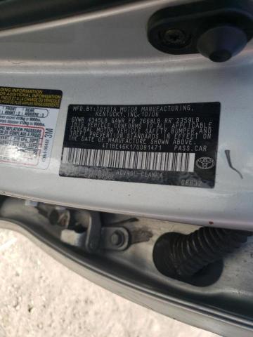 Photo 10 from auction – 2007 TOYOTA CAMRY CE with VIN 4T1BE46K17U081471