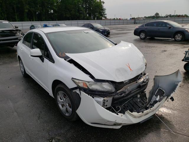 HONDA CIVIC LX 2013 with VIN 19XFB2F56DE040843 - Photo from auction