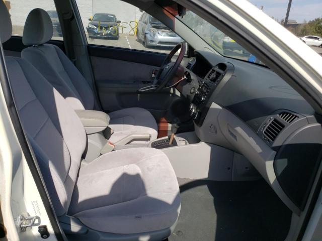 Photo 5 from auction – 2007 KIA SPECTRA EX with VIN KNAFE122875485434