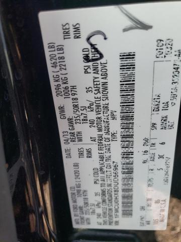 Photo 10 from auction – 2013 FORD ESCAPE SEL with VIN 1FMCU0HX8DUD56967