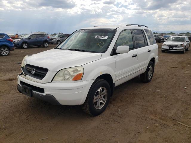 Photo 2 from auction – 2003 HONDA PILOT with VIN 2HKYF18543H523942