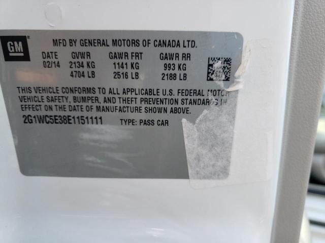 Photo 10 from auction – 2014 CHEVROLET IMPALA LIM with VIN 2G1WC5E38E1151111