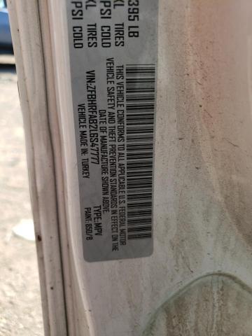 Photo 10 from auction – 2020 RAM PROMASTER with VIN ZFBHRFAB2L6S47777