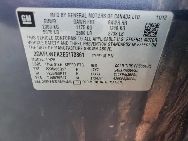 Photo 10 from auction – 2014 GMC TERRAIN SL with VIN 2GKFLWEK2E6173861