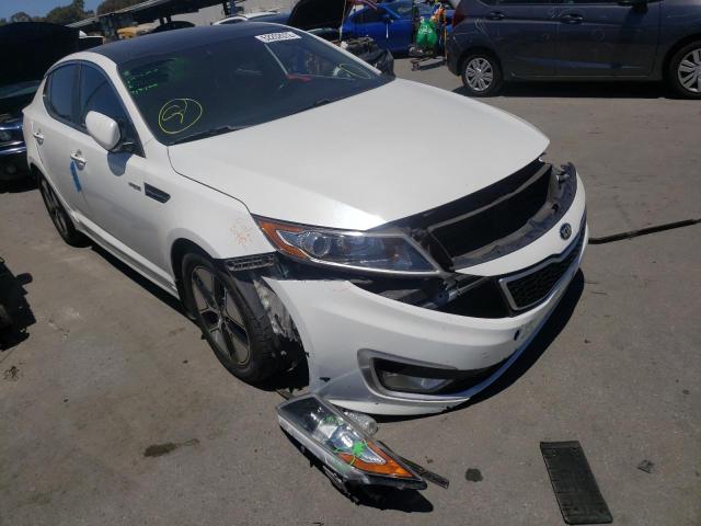 KIA OPTIMA HYB 2013 with VIN KNAGM4AD9D5056164 - Photo from auction