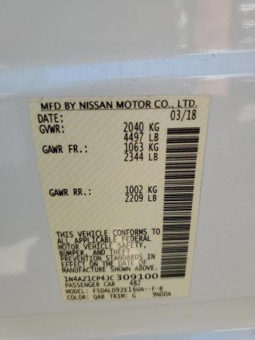 Photo 10 from auction – 2018 NISSAN LEAF S with VIN 1N4AZ1CP4JC309100