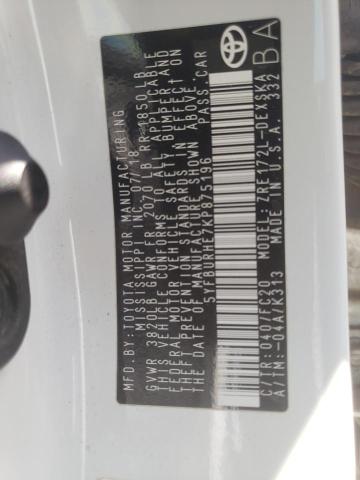 Photo 10 from auction – 2019 TOYOTA COROLLA L with VIN 5YFBURHE7KP875196