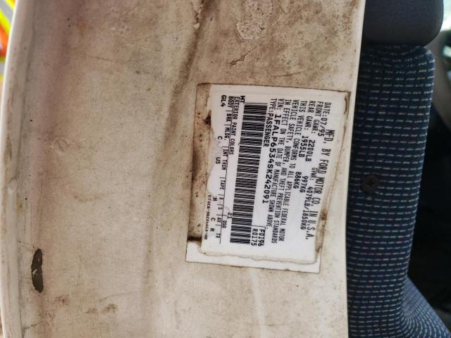 Photo 10 from auction – 1995 FORD CONTOUR GL with VIN 1FALP6534SK242091
