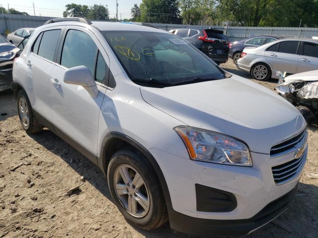 CHEVROLET TRAX 1LT 2016 with VIN KL7CJLSB2GB596198 - Photo from auction
