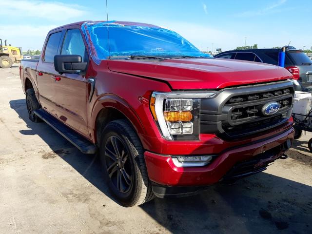 FORD F150 SUPER 2021 with VIN 1FTFW1E86MFB04508 - Photo from auction