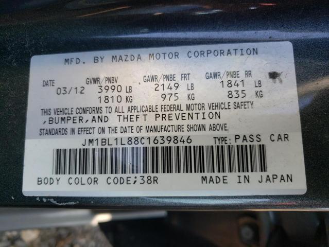 Photo 10 from auction – 2012 MAZDA 3 I with VIN JM1BL1L88C1639846