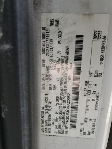Photo 10 from auction – 2016 FORD TRANSIT T- with VIN 1FTYR2CM3GKA20082